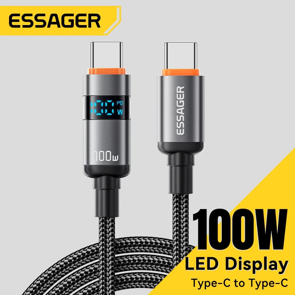100 W USB-C auf USB-C PD Schnellladekabel