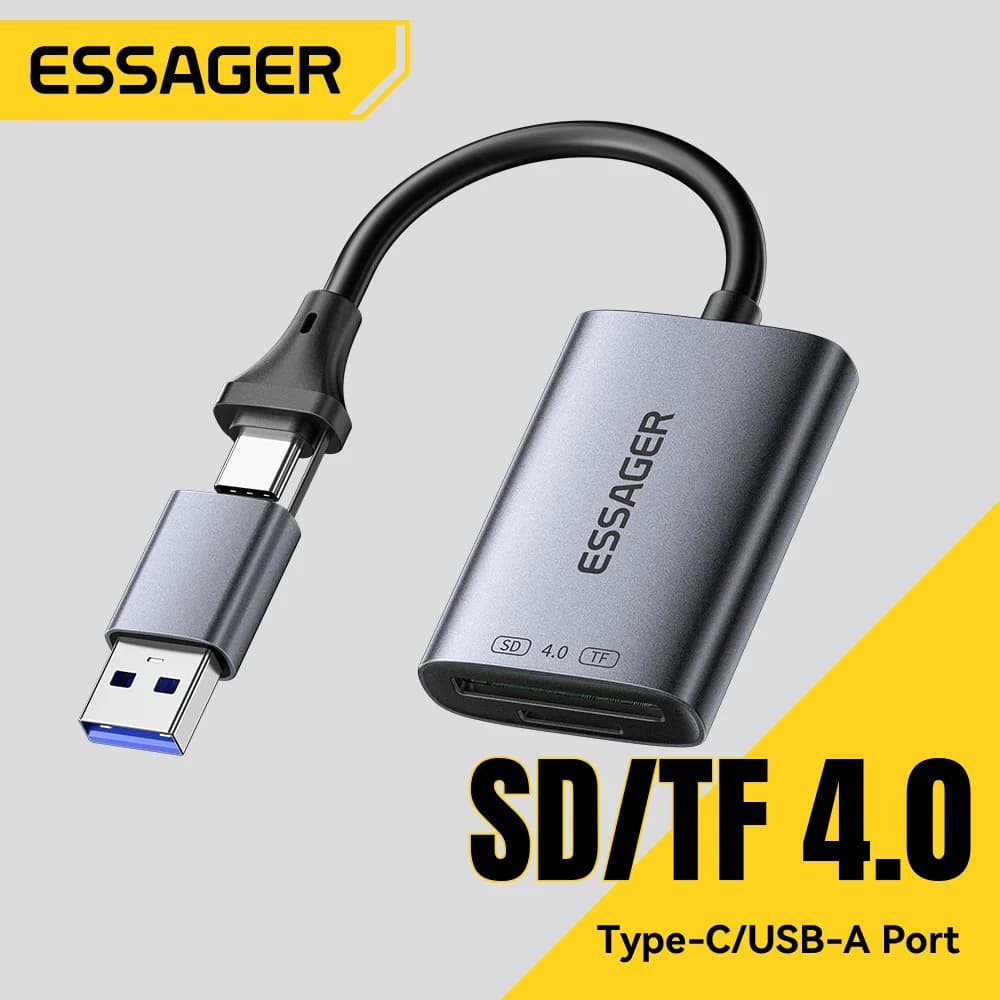 2-in-1 USB 4.0 SD/TF Kartenleser High Speed