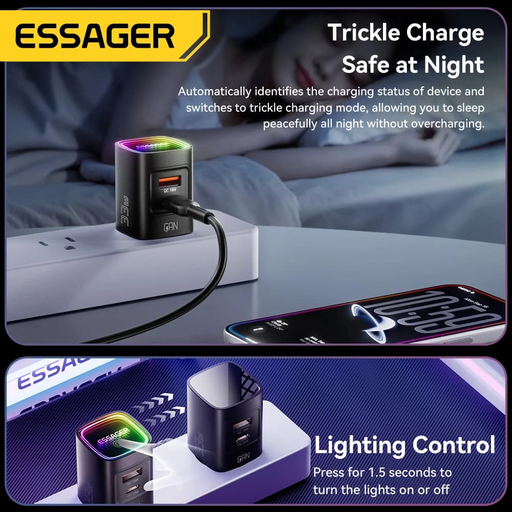 33W GaN USB-C PD Tragbares Ladegerät