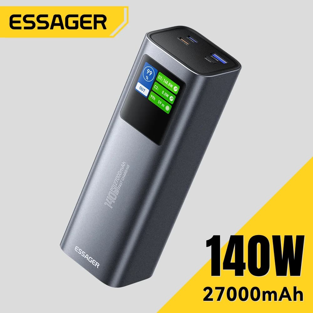 27000mAh Powerbank, 140W PD 3.1 Schnellladen