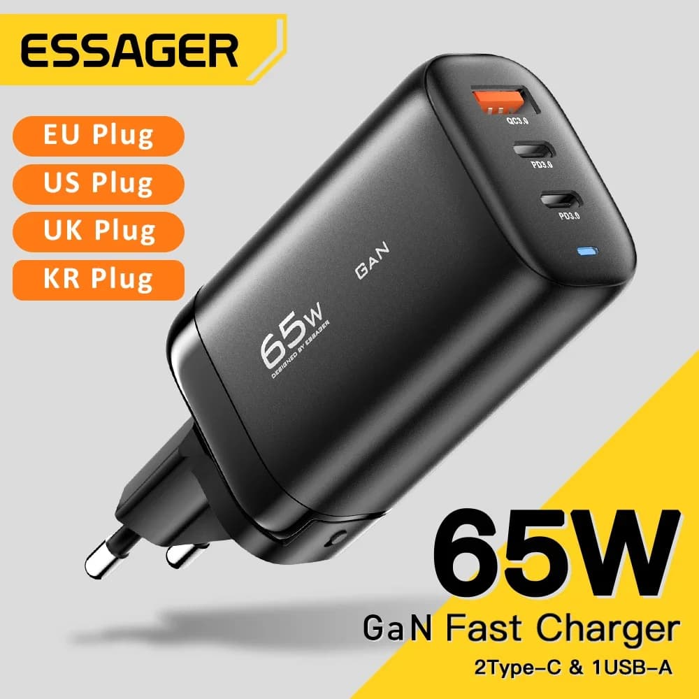 65W GaN USB-C Laptop-Ladegerät, PPS