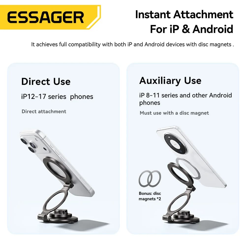 Magnetischer Vakuum-Saugnapf-Autotelefonhalter
