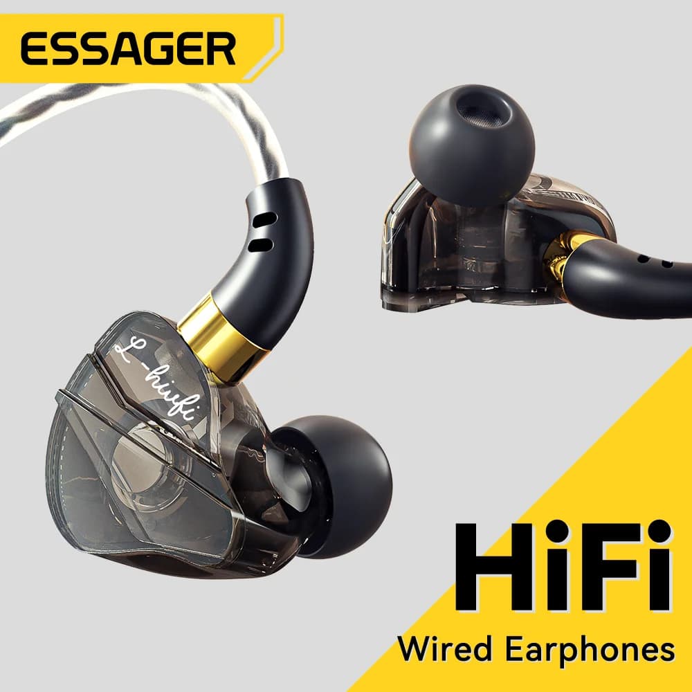 3,5-mm-Kabelgebundene In-Ear-Kopfhörer mit Mikrofon