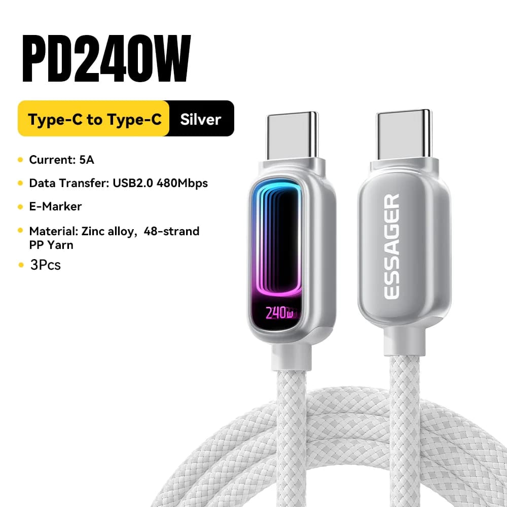 240W E-Marker USB-C auf USB-C PD 3.1 Kabel
