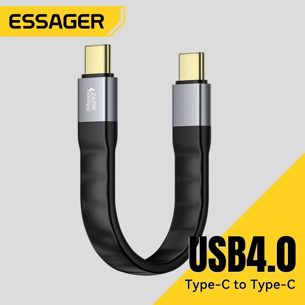 USB 4.0 Type-C Kabel mit 40Gbps Datenübertragung und 8K Video