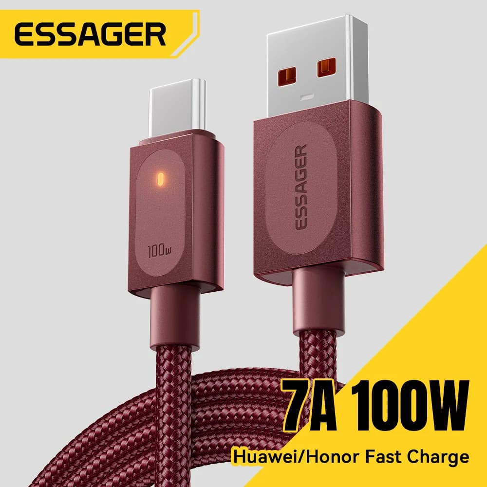 7A 100W USB-A auf USB-C Schnellladekabel