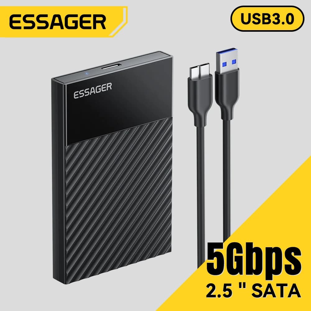 2,5-Zoll USB 3.0 SATA SSD/HDD Gehäuse