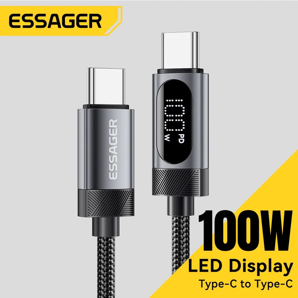 100W USB-C auf USB-C Schnellladekabel