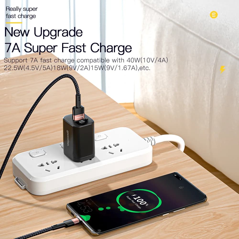 100W USB-C Schnellladekabel, 7A