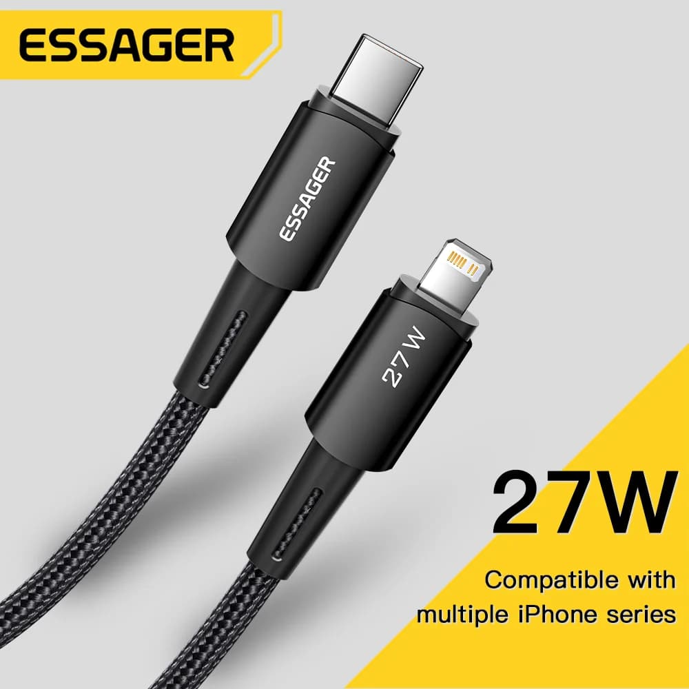 27W USB-C auf Lightning Schnellladekabel