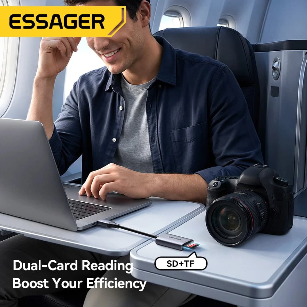 2-in-1 USB 4.0 SD/TF Kartenleser High Speed