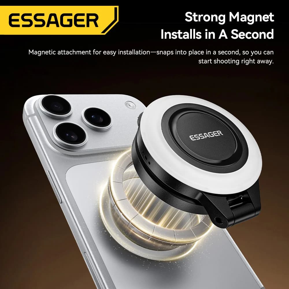 Mini-Magnetisches Smartphone-Fülllicht, 3 Modi