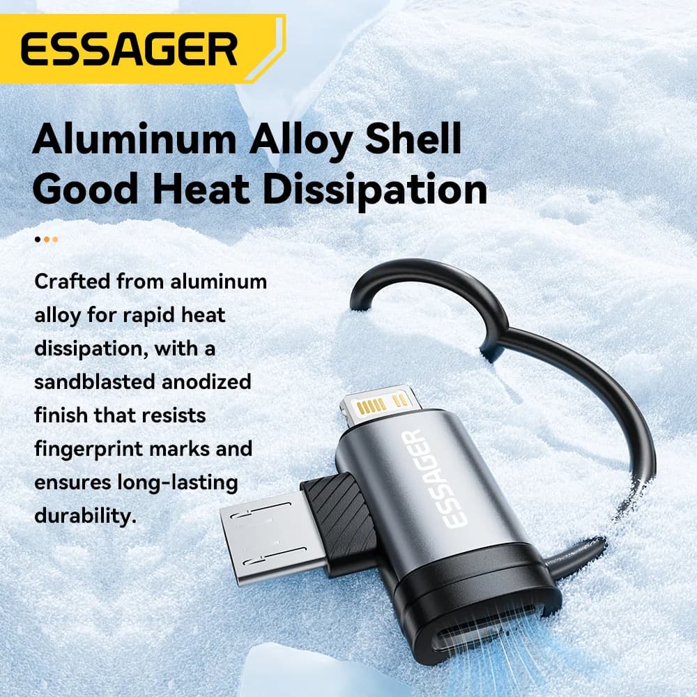 2-in-1 Adapter für Lightning und Micro USB