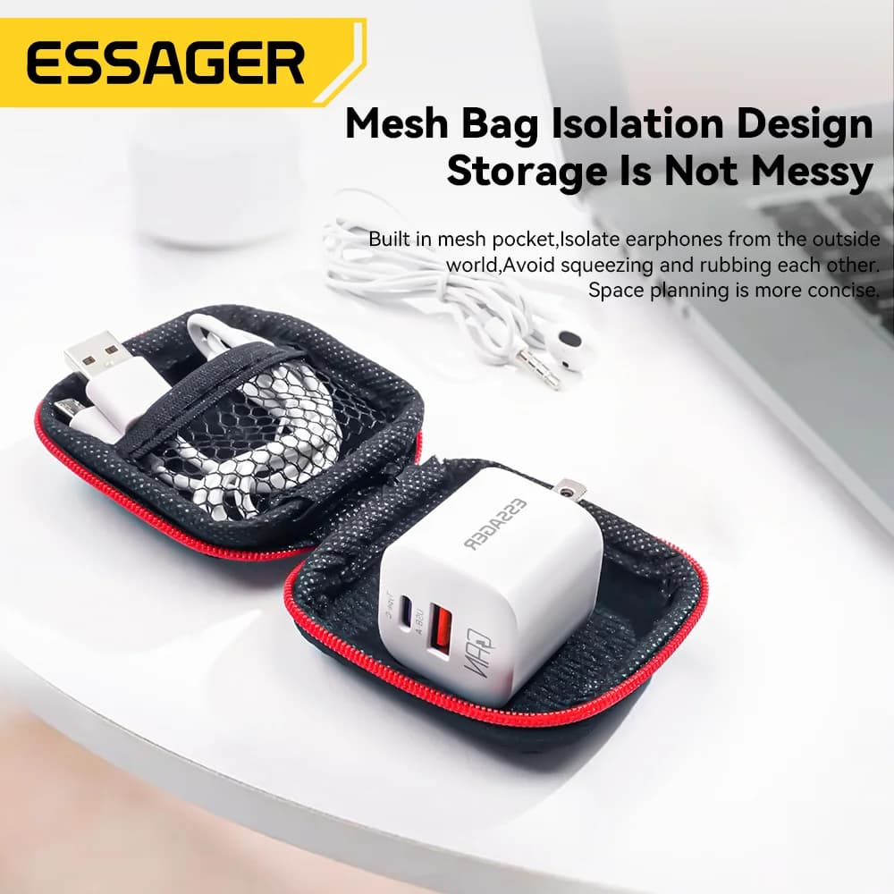 Mini Organizer Tasche für Kopfhörer und Kabel