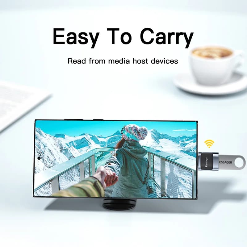 USB-C auf Micro-USB OTG Adapter