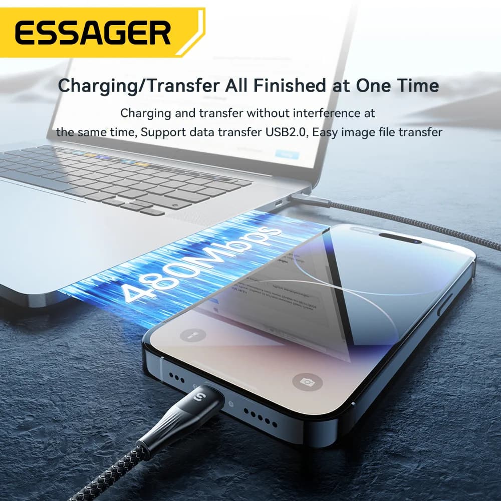 USB-C auf Lightning PD Schnellladekabel