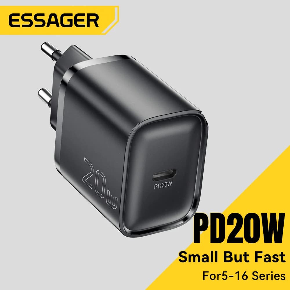 Mini 20W USB-C PD Netzteil mit Schnellladung