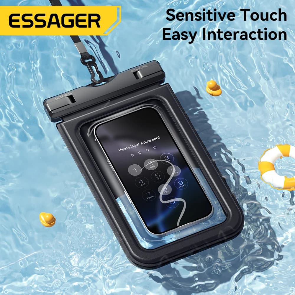 IPX8 Doppeltaschen-Wasserdichte Handyhülle
