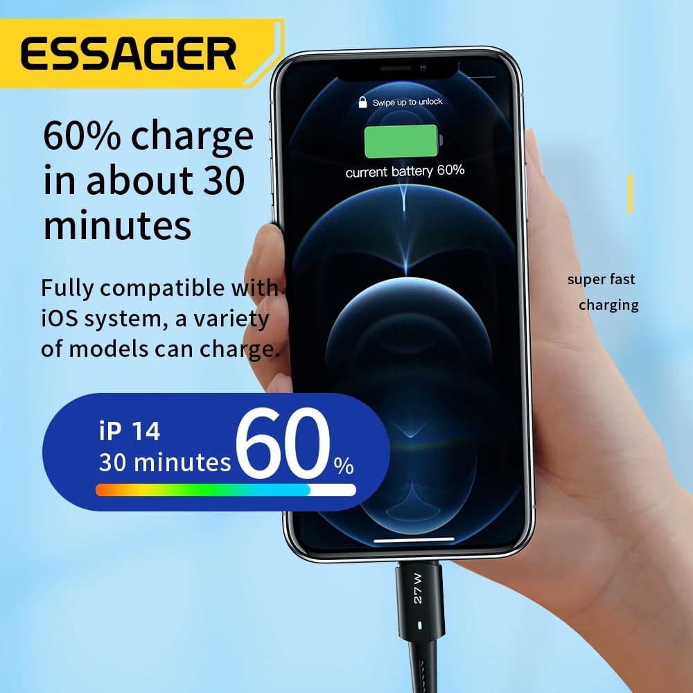 20W USB-C auf Lightning Schnellladekabel