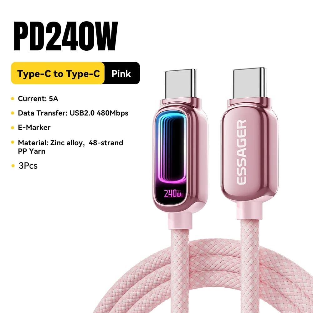 240W E-Marker USB-C auf USB-C PD 3.1 Kabel