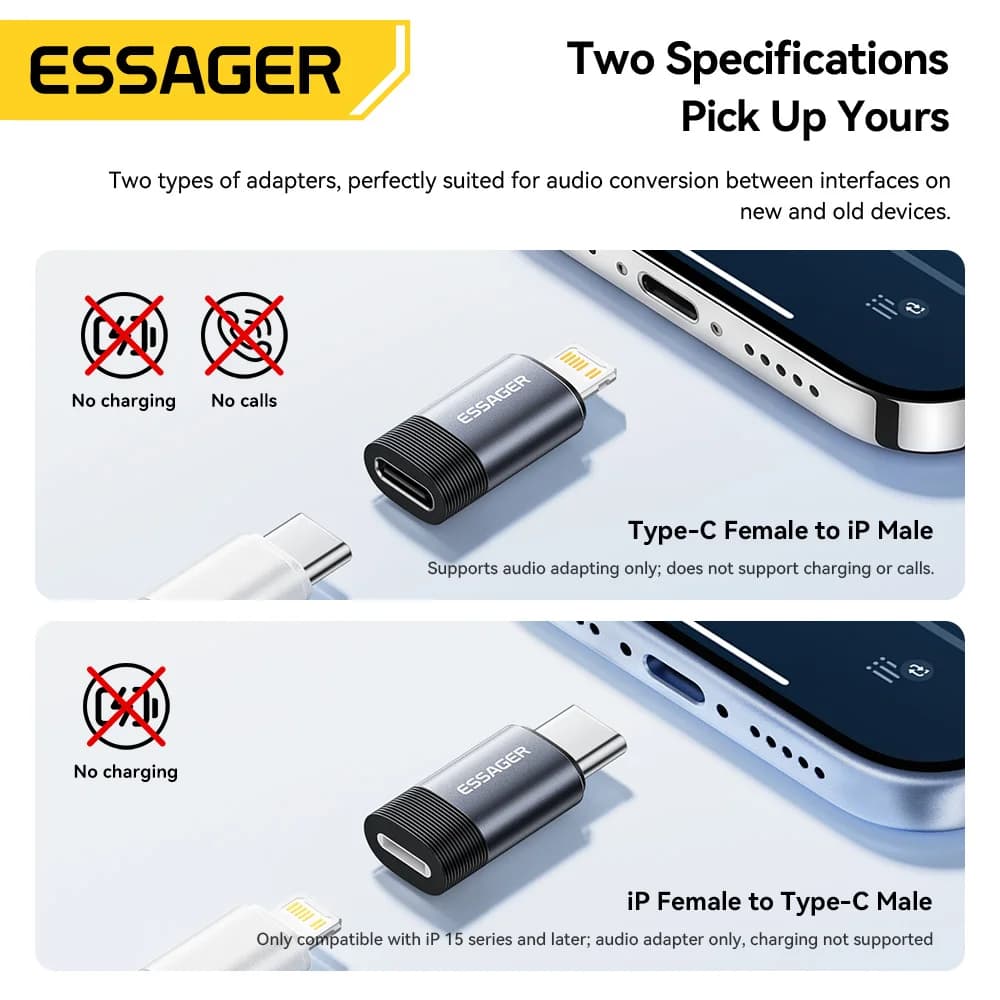 USB-C auf Lightning Audio-Adapter für Kopfhörer