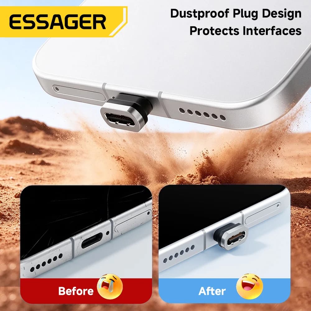 100W 7A Magnetisches USB-C Schnellladekabel