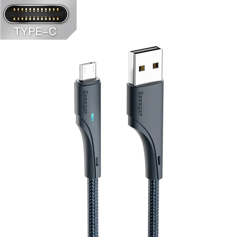 3A USB-C Schnelllade-Datenkabel