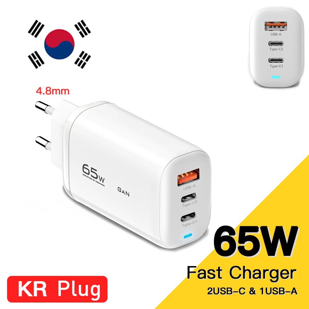 65W GaN USB-C Laptop-Ladegerät, PPS