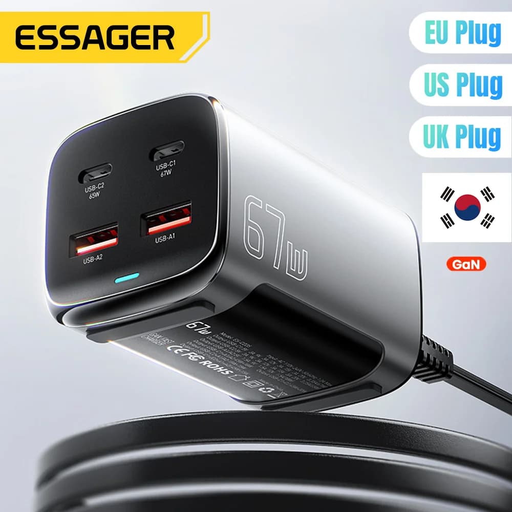 67W GaN USB-C Desktop-Schnellladegerät