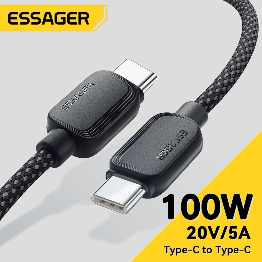 100W USB-C auf USB-C Kabel, 5A PD Schnellladen