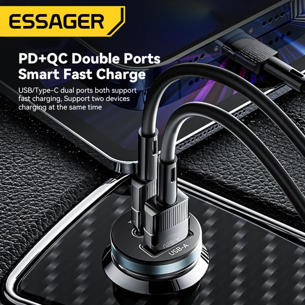 30W USB-C Kfz-Ladegerät mit Quick Charge 3.0