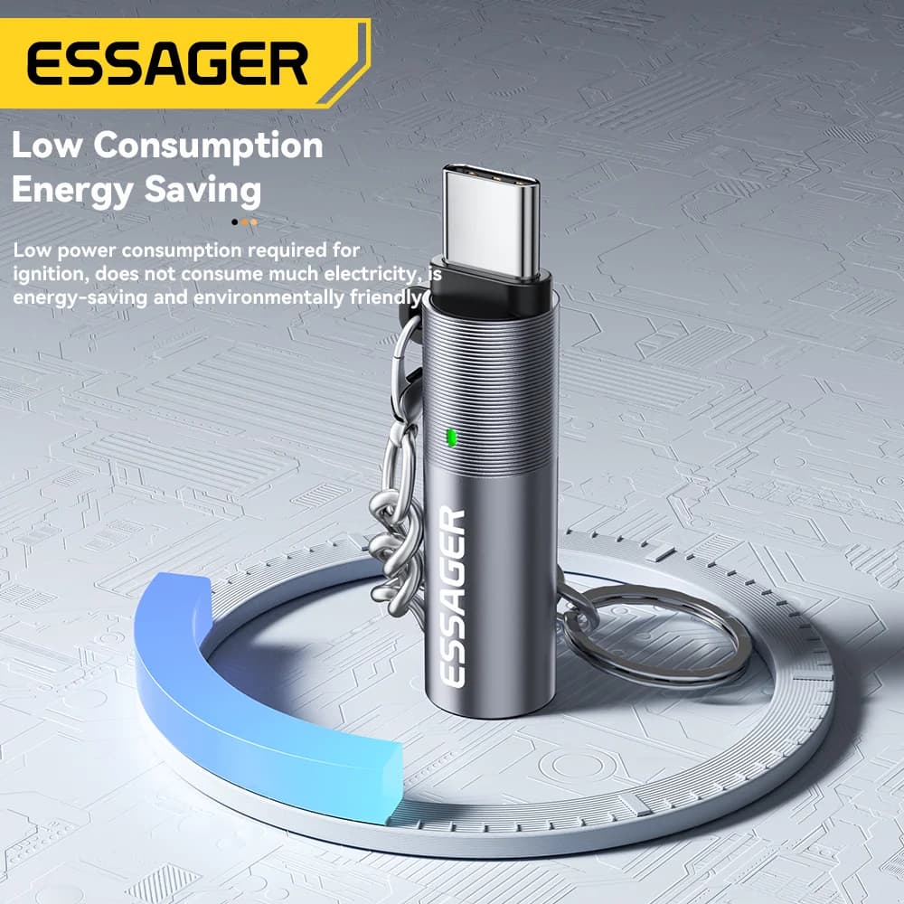 Mini USB-C Zigarettenanzünder mit Wolframdraht